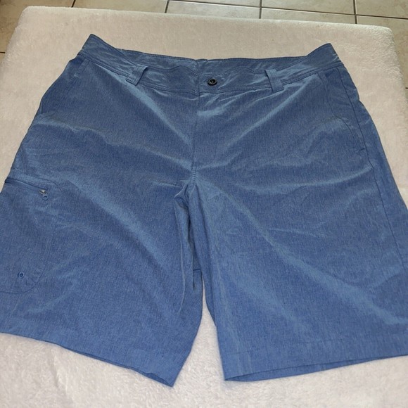 Magellan Outdoors Men's Fishing Flat Front Shorts Water Repellent 6-Pocket Sport - Picture 1 of 7